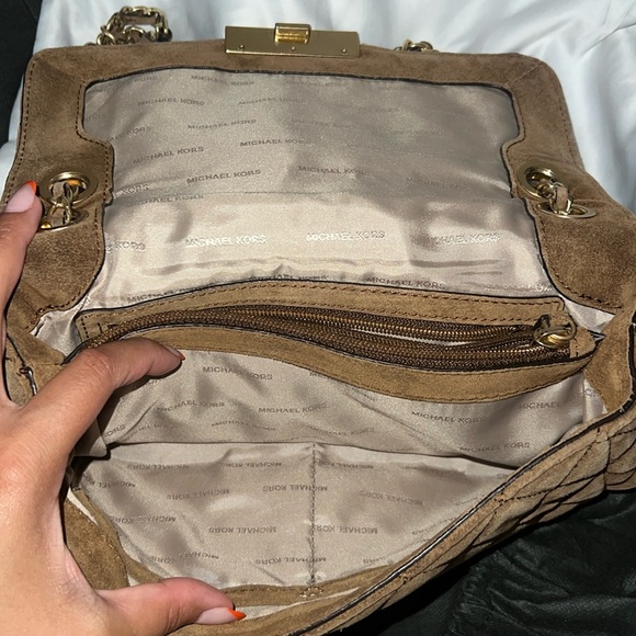 Michael Kors suede shoulder bag - Picture 12 of 16